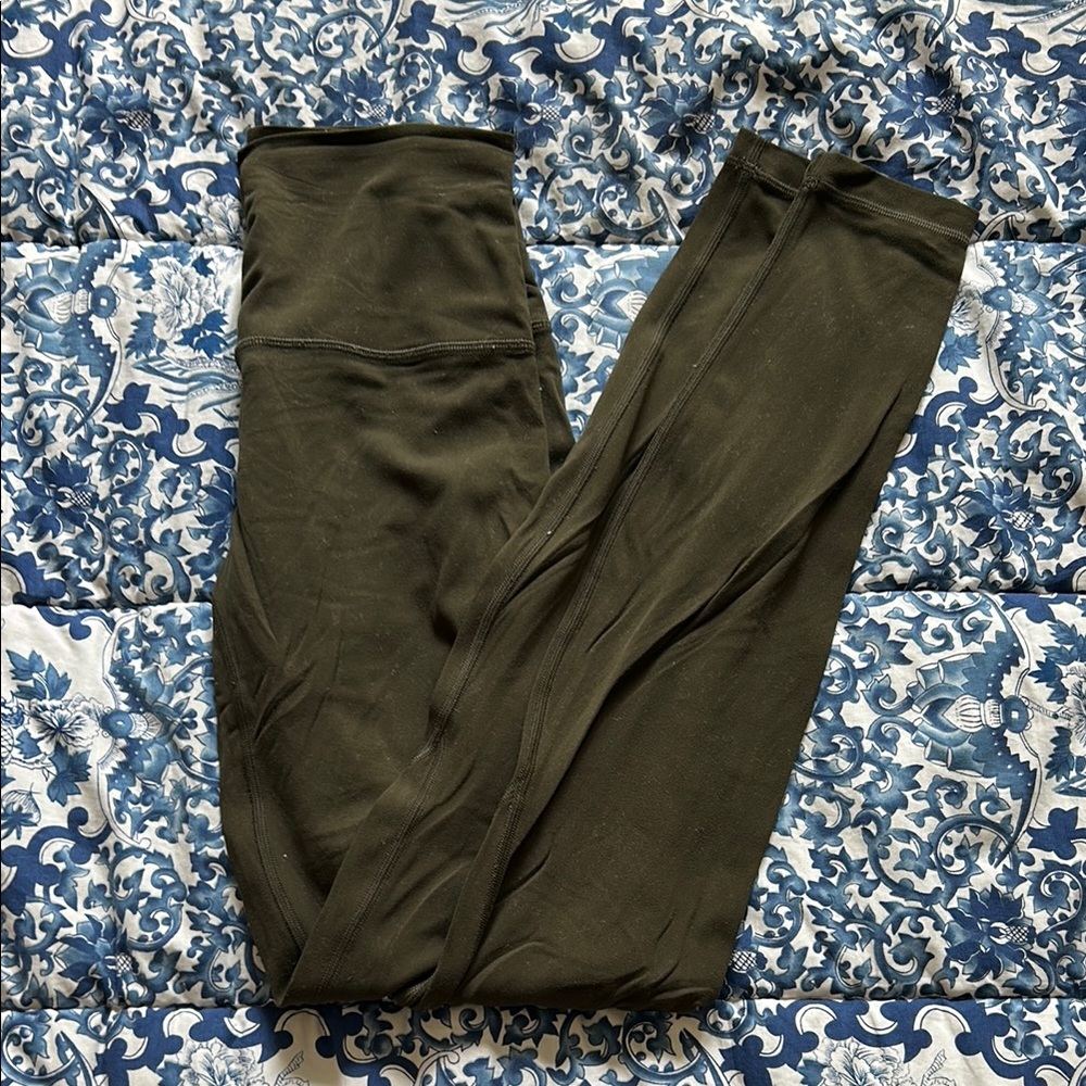 lululemon athletica Olive Green Leggings